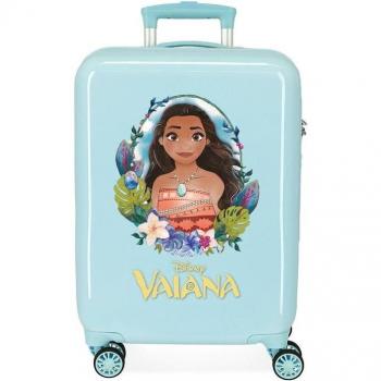 Disney Maleta de Cabina Infantil Vaiana Rígida Azul 38x55x20cm 34L