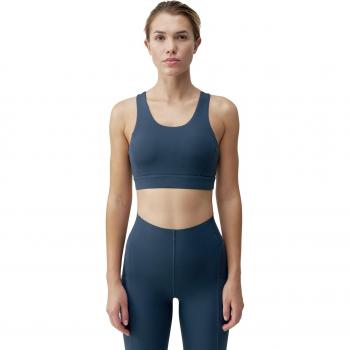 Top Deportivo de Mujer Born Living Yoga Denise Azul Marino Alta Sujeción XL