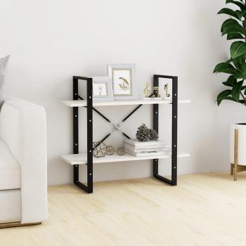 Estante Librería Blanca de Pino Massello 80x30x70 cm