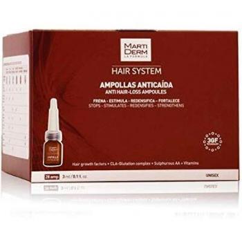 MARTIDERM S.L. - 28 Ampollas Anticaída Hair System Martiderm