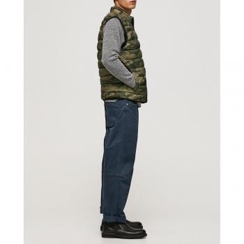 Chaleco de Hombre Guateado con Estampado de Camuflaje Pepe Jeans