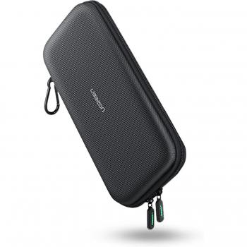Funda Portátil Ugreen para Nintendo Switch/Switch Lite/Switch OLED - Negra con Cierre y 9 Compartimentos