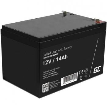 Green Cell AGM08 Batería de Plomo Ácido VRLA 12V 14Ah Gel Ciclo Profundo para UPS, Maquetas RC, Juguetes Eléctricos, Sistemas de Alarma