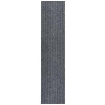 Alfombra de pasillo atrapa suciedad 100x450 cm color antracita, gris - Alfombra de área para sala de estar, dormitorio, habitación y salón