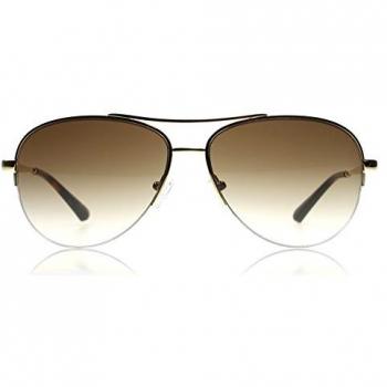 Guess GU7468 Gold Brown Gradient Aviator Sunglasses, Unisex, One Size