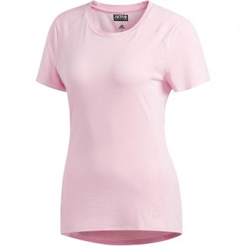 adidas FR Sn SS W Camiseta, Mujer, Rosa