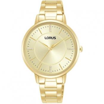 Lorus - Reloj de mujer RG256WX9 con correa dorada y resistente al agua