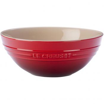Le creuset 91013925060000 cuenco 25 cm color rojo