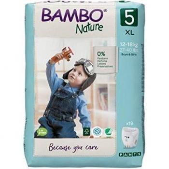 Bambo Nature Training Pants Size 5 Junior (12-18 kg) - Pack of 19 Diapers