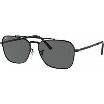 Ray-Ban New Caravan RB 3636 Unisex Square Sunglasses in Black (002/B1)