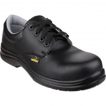 Amblers Safety FS662 Metal Free Water Resistant Lace Up Safety Shoe Black Size 1