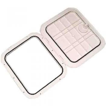 LandNSea Escotilla Acceso 7 x 11 Brite Blanco