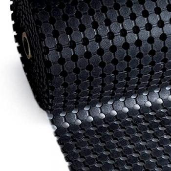 Felpudo Alveolar Comfort en Rollo Lestare 1,52 x 9,70 Metros Negro
