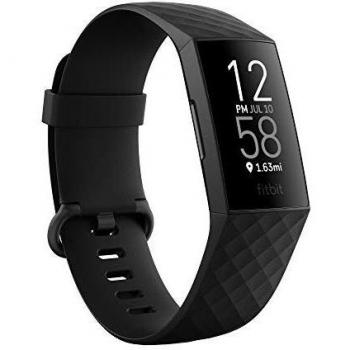 Fitbit Charge 4 Advanced Fitness Tracker with GPS, Swim Tracking & Up To 7 Day Battery, Black
