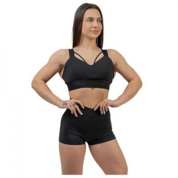 Nebbia Top Deportivo Sujeción Alta Padded Intense Iconic Negro Talla S