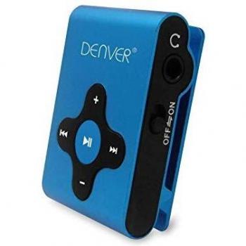 Denver Electronics MPS-409BLUEMK2 Reproductor de MP3 4GB Negro, Azul - Reproductor MP3