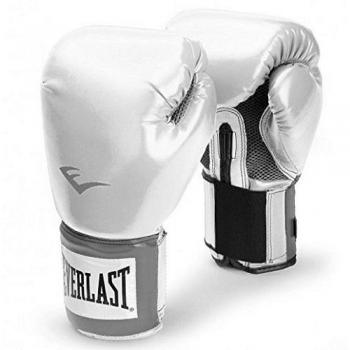 Everlast Pro Style - Guantes de boxeo, color blanco, talla 14oz