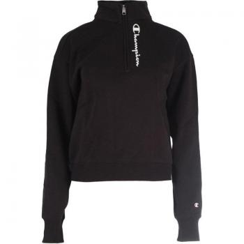 Sudadera Champion Hombre Half Zip Color Azul y Marrón Modelo 220263-Ms034