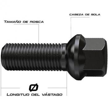 Tornillos de ruedas OMP OMPS09521401 M14 x 1,25 4 Unidades
