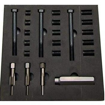Kit de reparación para roscas de bujías de precalentamiento M12 x 1,25 - 22 piezas