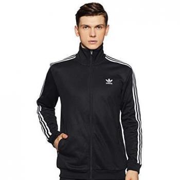 adidas Beckenbauer Tt Chaqueta, Hombre, Negro, L