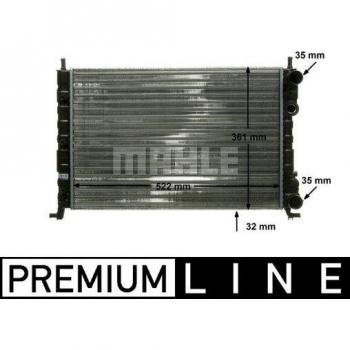 Radiador de Refrigeración del Motor MAHLE ORIGINAL CR 130 000P