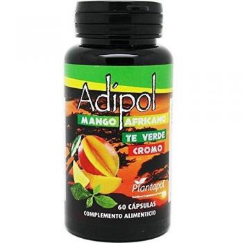 Adipol Suplemento de Mango Africano, Té Verde y Cromo - 60 Cápsulas | Plantapol