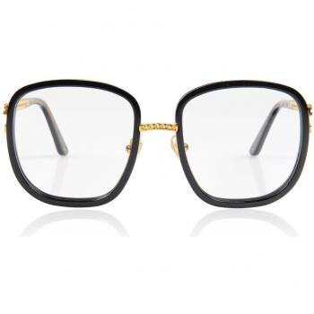 Anna-Karin Karlsson LUCKY LOVE - Black Women's Eyeglasses Size 52 - Frame Only with Blue Light Block Available