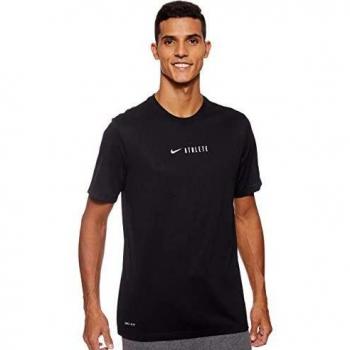 NIKE M Nk Dry tee Db Athlete SM Camiseta de Manga Corta, Hombre, Black/