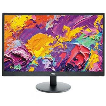 AOC M2470SWH - 23.6 Full HD LED Monitor, 60Hz, 5ms Response Time, MVA Panel, Built-in Speakers, Dual HDMI & VGA Ports