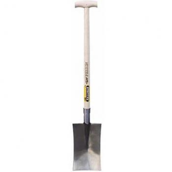 Pala de albañil 32 cm con mango de muleta fresado de 80 cm