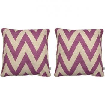 Fundas de cojín de decoración Meena 50x50 cm (2 unidades) - 85% algodón, 15% poliéster, fabricado en España