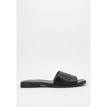 Sandalia Plana Krack Core OBI 36 Negro Mujer