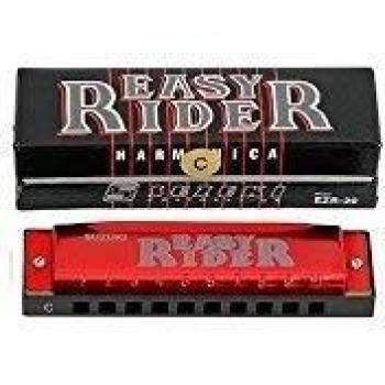 Suzuki Eazy Rider Diatonic Harmonica in C - Red, Model EZR-20-C