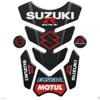 Motoking tanque pad compatible ETIQUETAS 3D-ETIQUETA' ' SUZUKI GSX-R k3.ali superior''- tanque de la motocicleta y la protección de la pintura universal