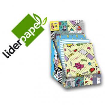 Carpeta Liderpapel Gomas Tres Solapas Forrada Folio Fantasía 2019
