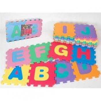 Baldosas de Goma Eva con Letras A - Z de 30,5 x 30,5 cm