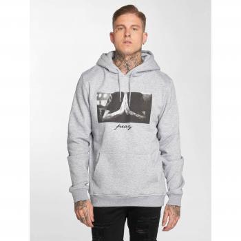 Mister Tee Pray Grey Chine Hoodie for Men 4XL
