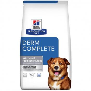 Hill's Prescription Diet Canine Derm Complete 12 Kg, Plástico