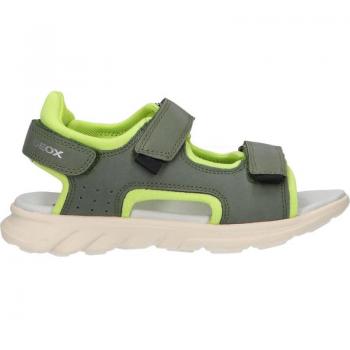 Sandalias de Niño GEOX J45F1A 015ME J SANDAL AIRADYUM C0914 MILITARY-LIME, color Verde Militar/verde Lima