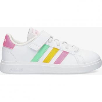 Adidas Grand Court 2.0 EL White Velcro Sneakers for Kids Size 31