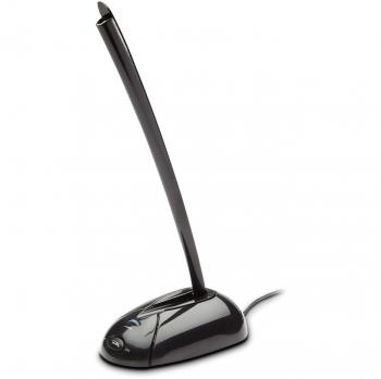Cyber acoustics usb desktop microphone with unidirectional noise cancelling feature cvl1084