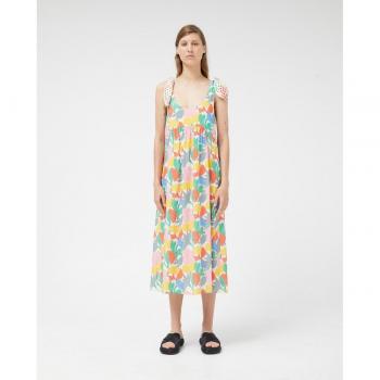 Vestido midi con estampado floral de Compañía Fantástica