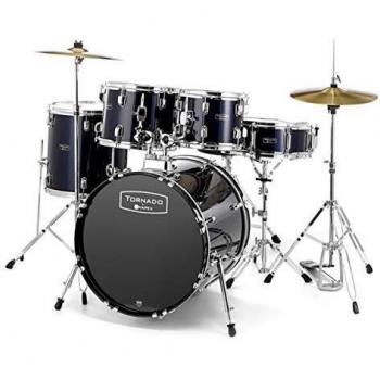 Mapex Tornado Drum Kit with Cymbals & Stool 20 Fusion Black