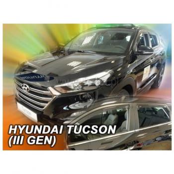 Deflector de Viento HEKO Frontal y Trasero - Hyundai Tucson III 2015 - 4 Uds