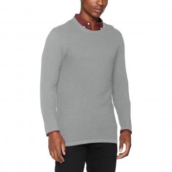 SELECTED HOMME Shhnewdean Crew Neck Noos, Suéter para Hombre, Gris