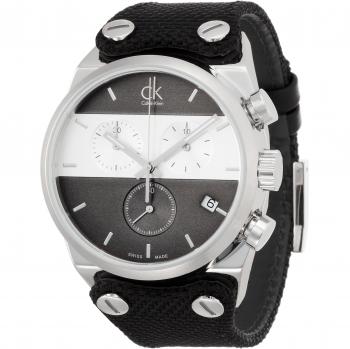 Calvin Klein Men's Chronograph Quartz Watch with Textile Strap K4B381B3