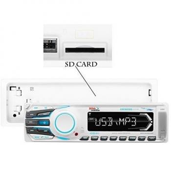 Boss Audio Systems MR1308UAB 200W Bluetooth Blanco Receptor Multimedia para Coche - Radio para Coche