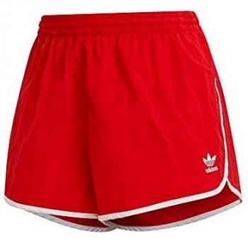 Adidas Women's Red Adicolor Classics 3-Stripes Shorts Size L
