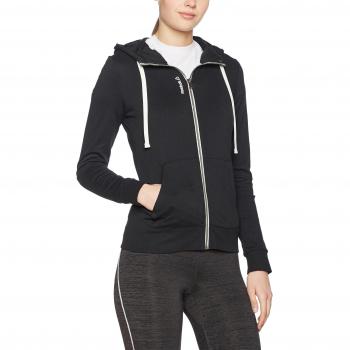 Reebok EL FT Full Zip - Sudadera para mujer, color negro, talla 2XS